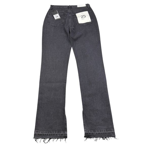 NWT RE/DONE Originals 70's High Rise Skinny Boot Jean Size 25 Washed Black - Picture 4 of 8